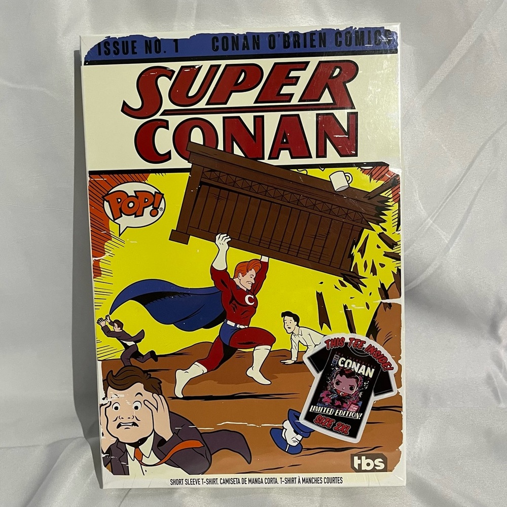 NIB Funko Conan O’Brien t shirt